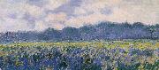 Claude Monet Field of Irses at Giverny France oil painting artist